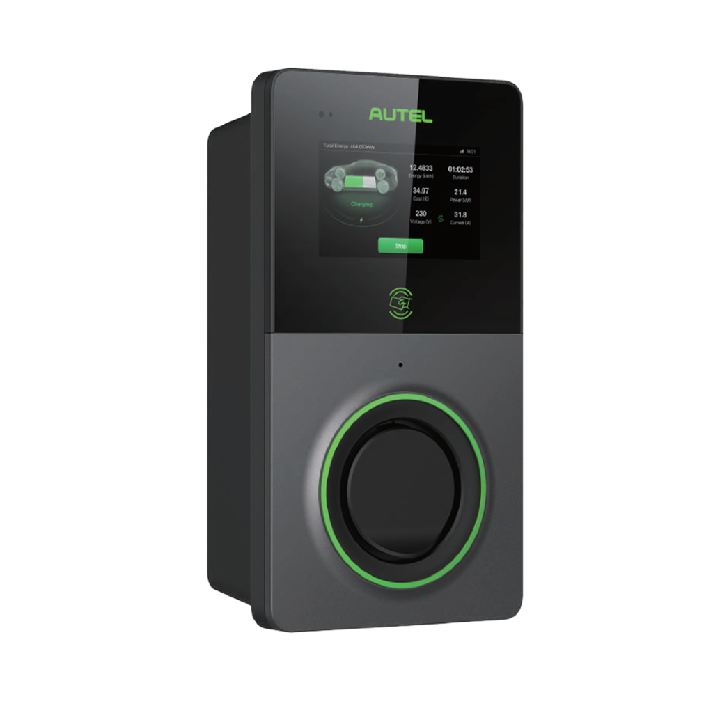 Nortec Ladeboks (Autel) m. LCD skærm – Privat Parkeringsplads
